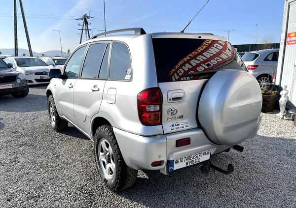 Toyota RAV4 cena 21800 przebieg: 287000, rok produkcji 2004 z Siemianowice Śląskie małe 56